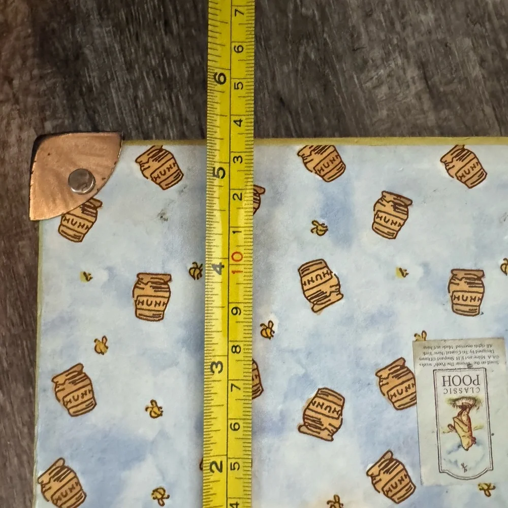 RARE DISNEYS CLASSIC POOH JEWELRY TRINKET KEEPSAKE BOX W/ MIRROR